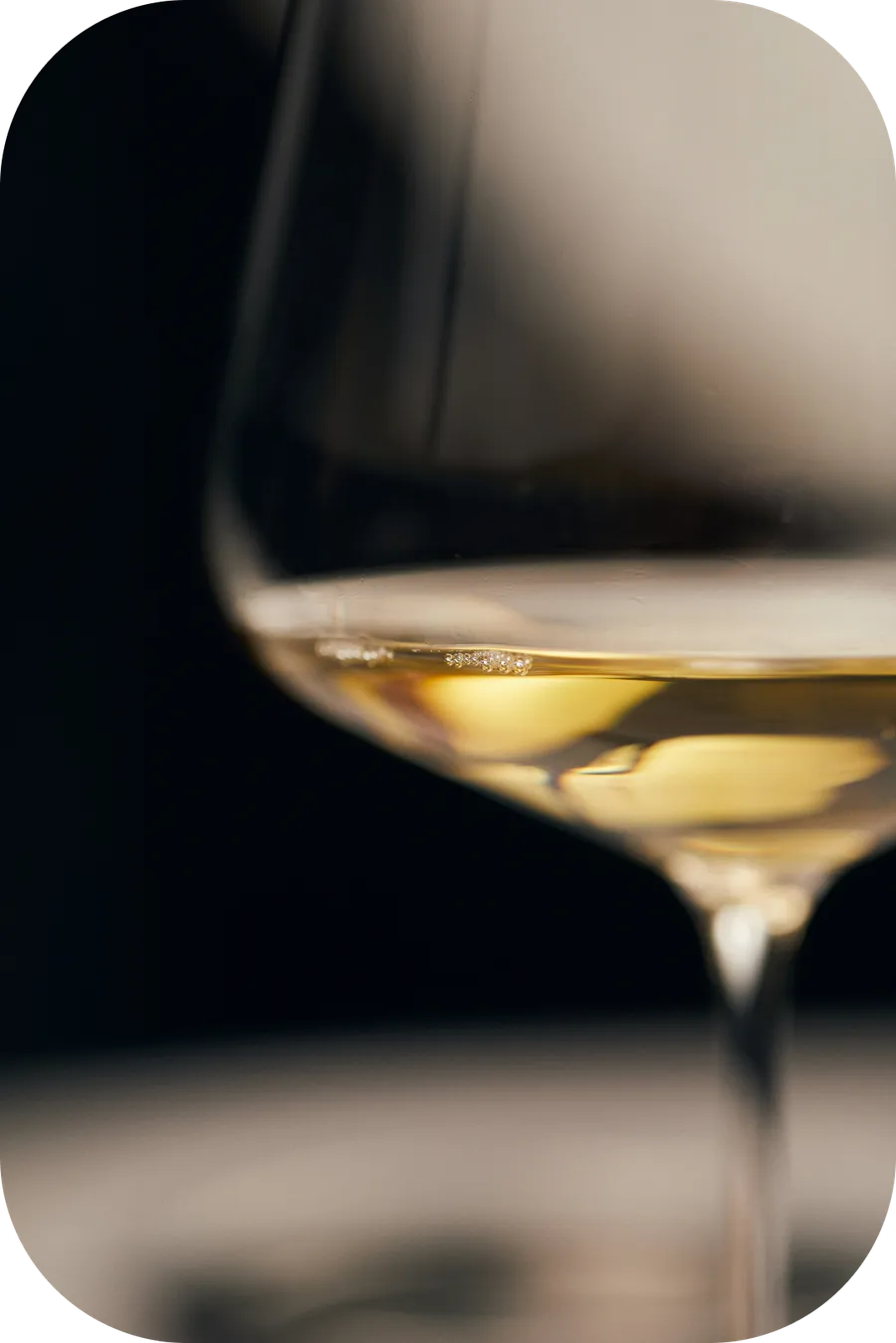 Copa de vino blanco